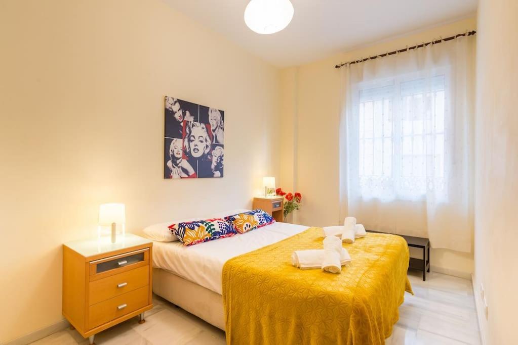 Bright, Quiet And Nice Ground Floor In The Center Málaga Exteriör bild